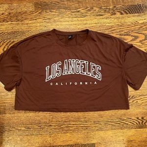Los Angeles California Crop Top Shirt